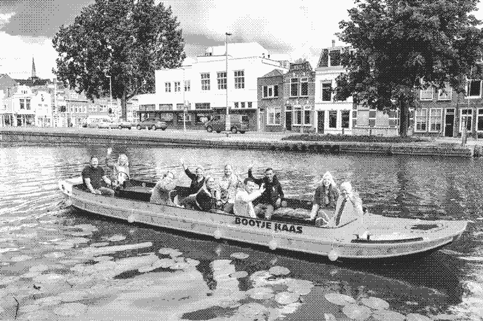 People in a cruising tour from Bootjekaas Gouda.